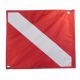 Edge Dive Flag with Stiffener 12.5x15 Inches